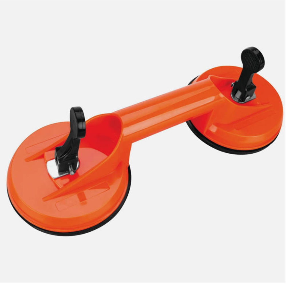 Support pan European shipping--Heavy-Duty Glass Suction Cup Lifter - Orange (30 Mm / 85 Mm / 330 Mm)