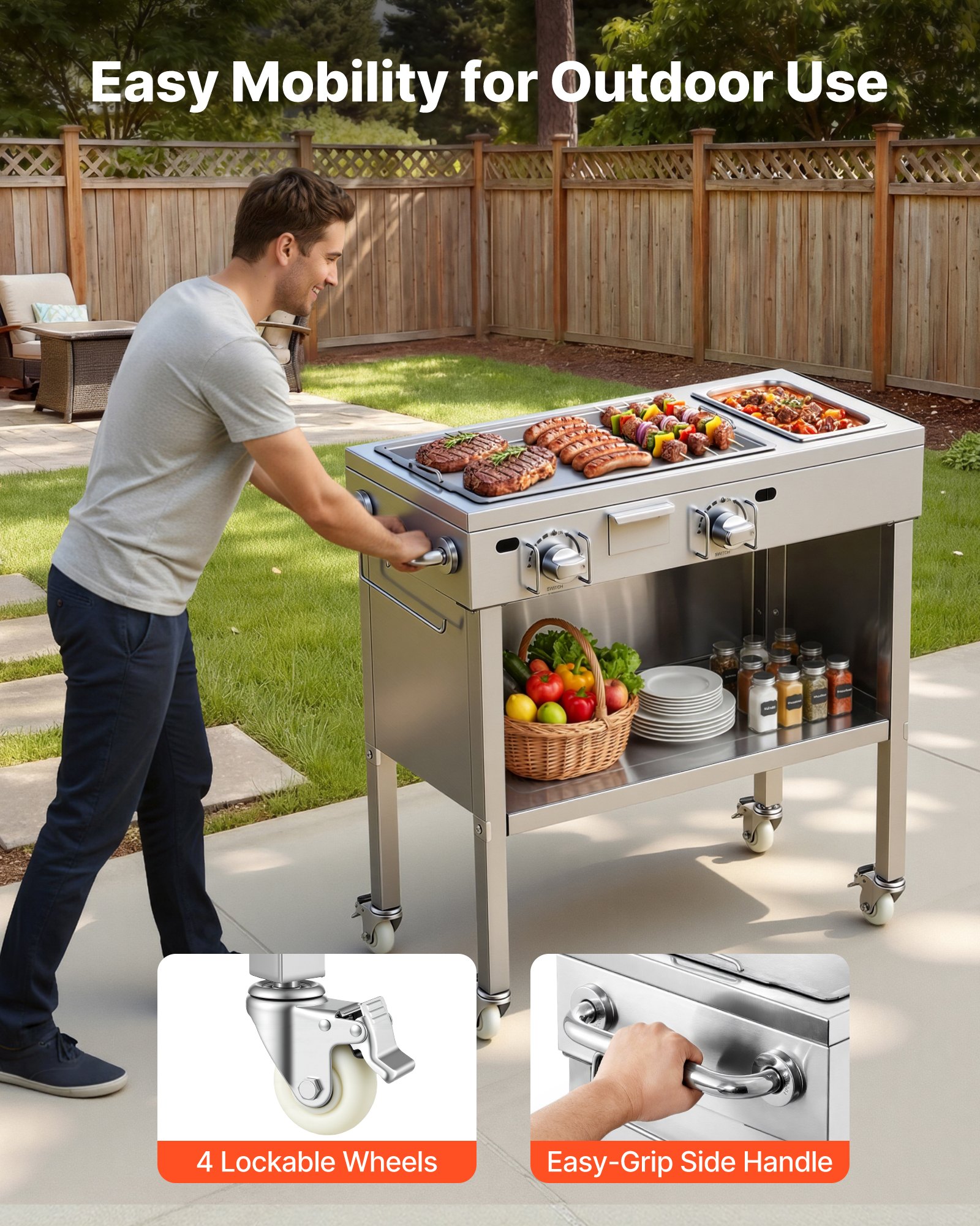 Outdoor Propane Griddle β 2 Burners (11 β photo 4