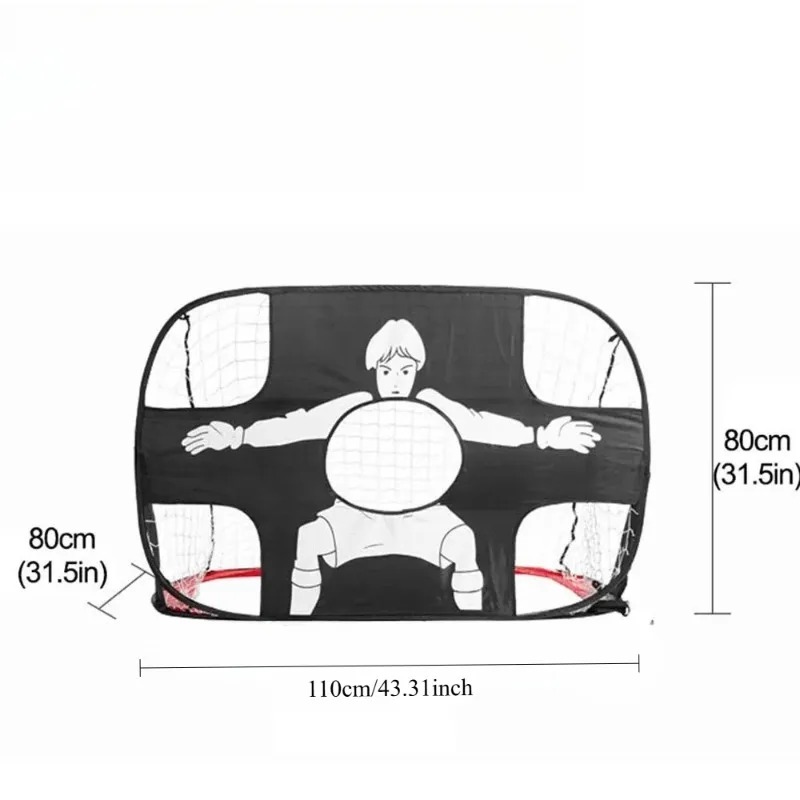 Support pan European shipping--Pop-Up Foldable Football Goal – Nylon Mini Net... 4