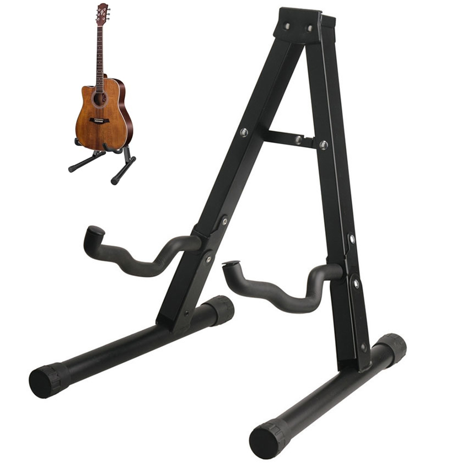 Support pan European shipping--The Fully Folding A-shaped Guitar Stand Can Hold An Electro-acoustic Guitar Stand And A Folk And Classical Guitar Stand
