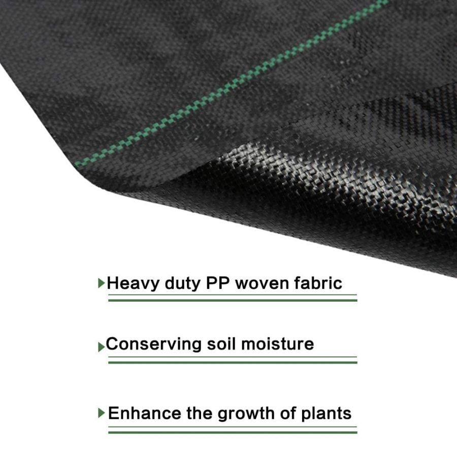 Support pan European shipping--High-quality Heavy-duty Weed Control Fabric Weeding Cloth 90 Grams (thickness)