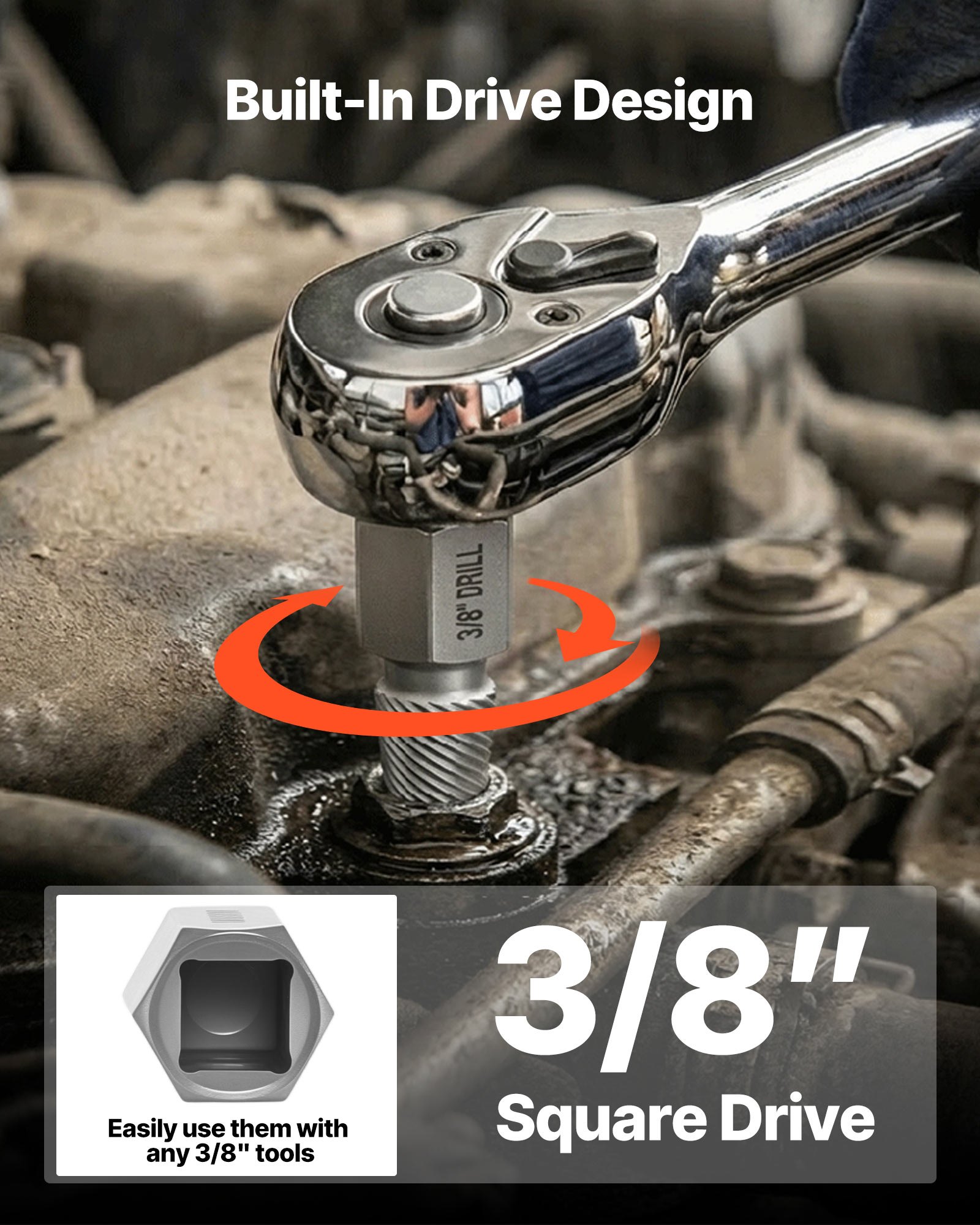 Screw Extractor Set With Drill Bits, 41 Pieces, Easy Out Bolt Extractors And Drill Bits, With Adapters, Solid Storage Case, Cr-Mo Steel For Removing Rounded, Broken, Or Stripped Bolts, Screws