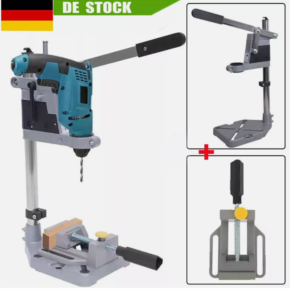 Support pan European shipping--Professional Grade 400mm Drill Press Stand | Precision & Safety For Vertical Drilling | Universal Fit For Hand Drills (38-43mm) | Ideal For Workshop & DIY Projects