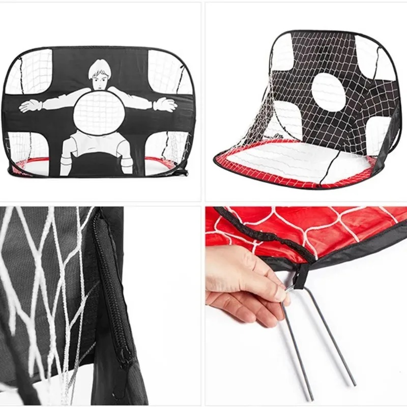 Support pan European shipping--Pop-Up Foldable Football Goal – Nylon Mini Net... 5