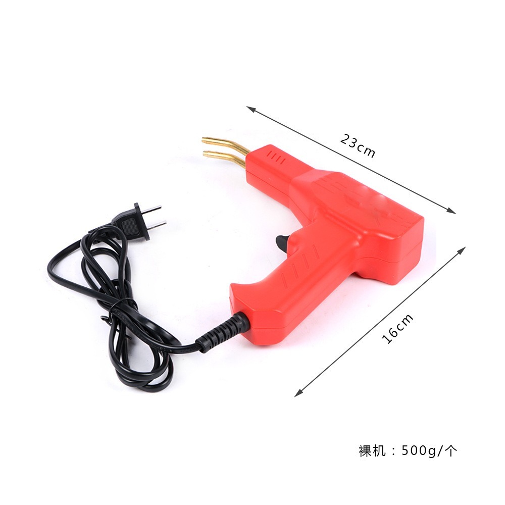 Kit di Saldatura per Bumper Auto Professionale - Kit per Riparazione del Bumper in Plastica con Saldatore, Termofilo, Rondelle e Supporti per Auto