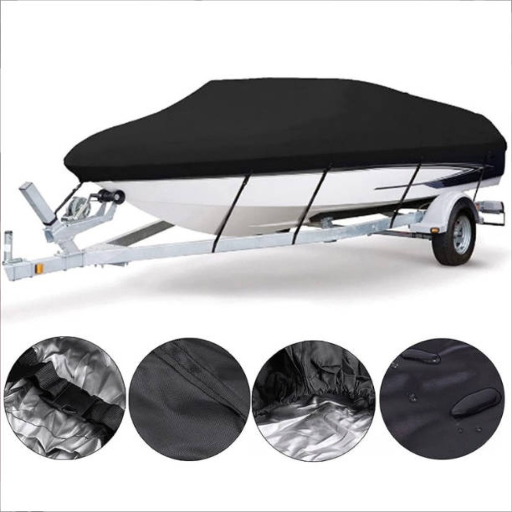 Support pan European shipping--Full-Size Boat Cover, Heavy-Duty Marine-Grade Towing Cover Suitable For V-Hull Boats, Tri-Hull Boats, Bass Boats, Fishing And Skiing Boats, And Square Boats