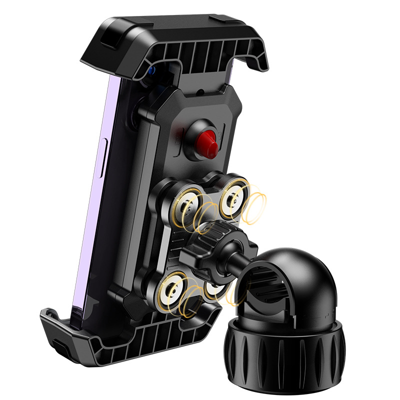 Support pan European shipping--Universal Cell Phone Bike Holder 360 Degree Rotating Bicycle Motorcycle Cell Phone Holder For 5.1-6.8 Inch Cell Phones