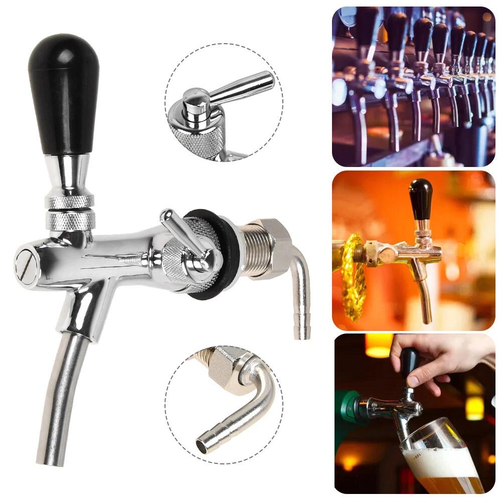 Support pan European shipping--Chrome-plated Adjustable Beer Faucet For Beer Equipment