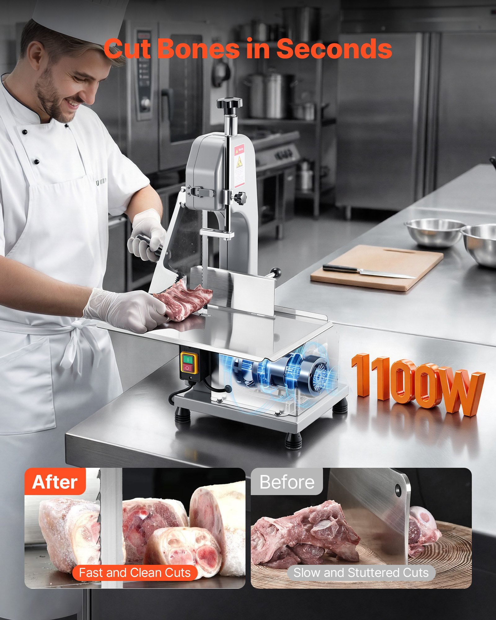 Commercial Electric Meat Bandsaw β photo 2