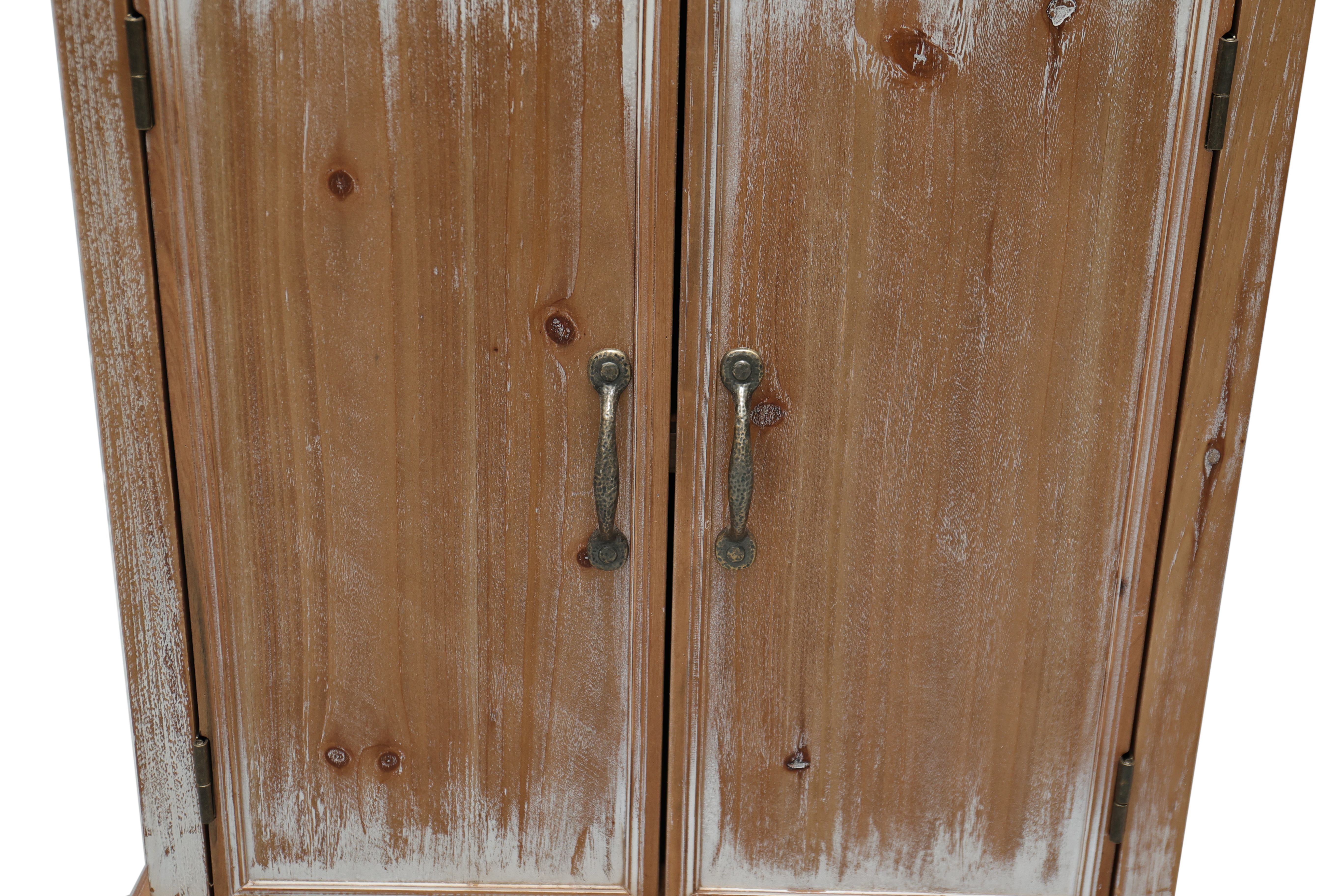 Rustic Wooden Storage Cabinet With Three Drawers For Living Room_voghion.com