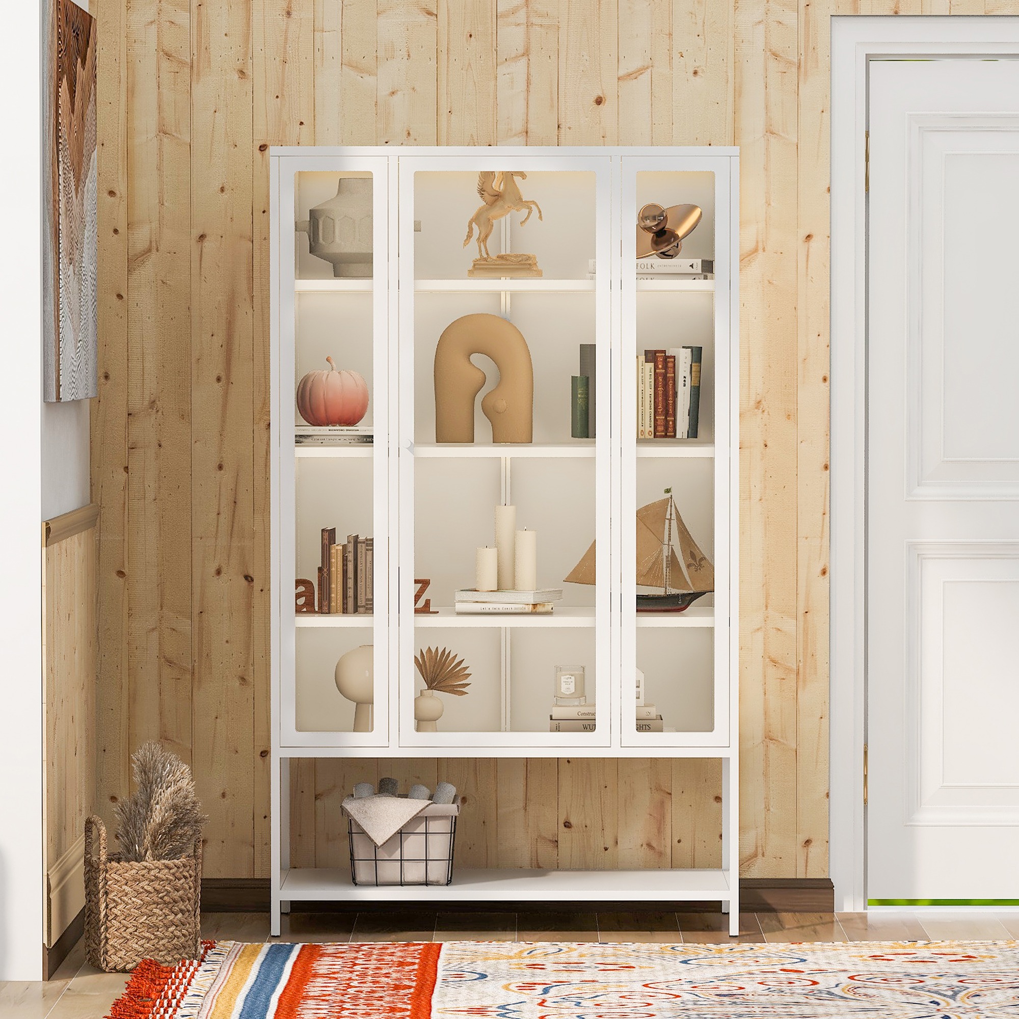 Iron Display Cabinet