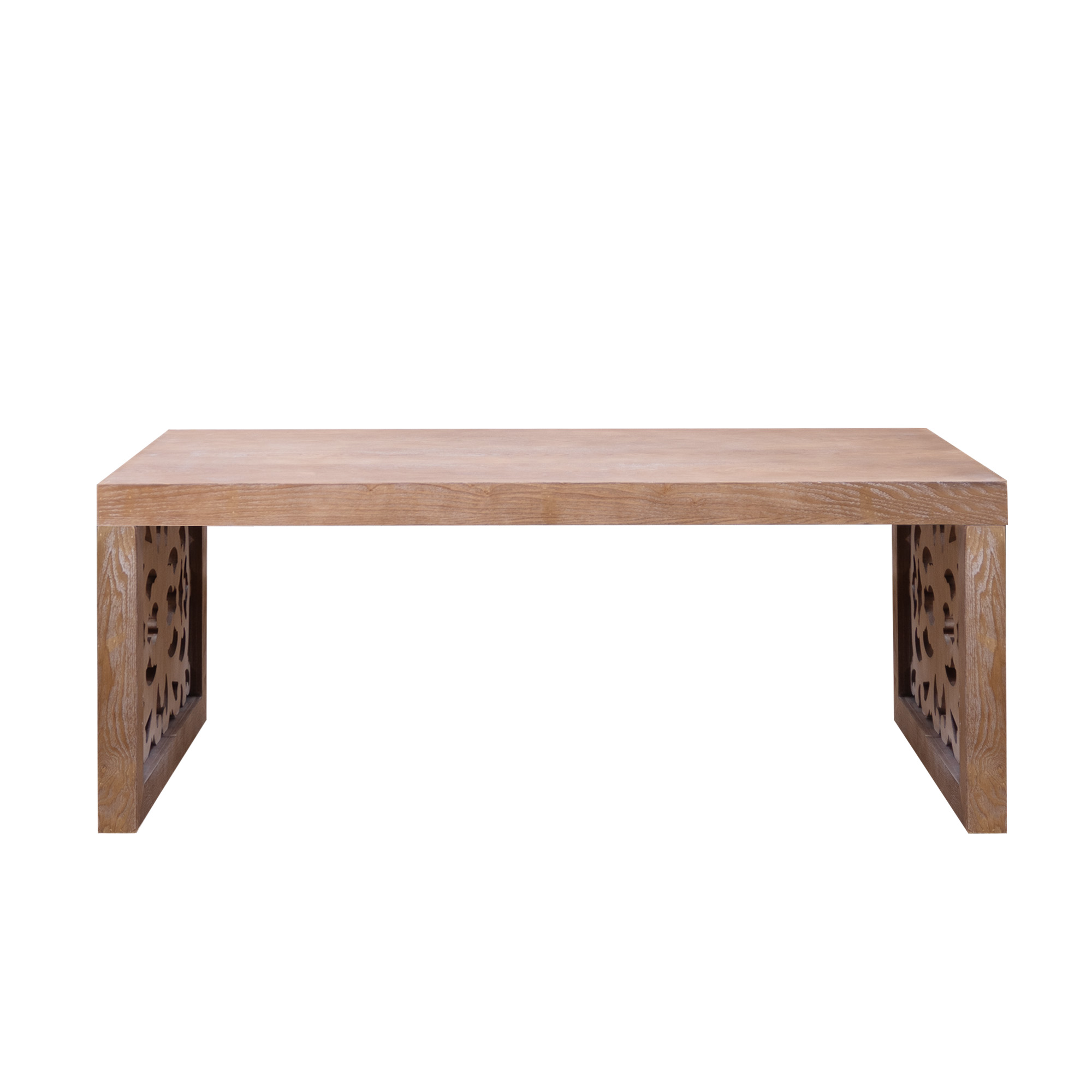 Carved Wood Coffee Table, picture 2 of 4
