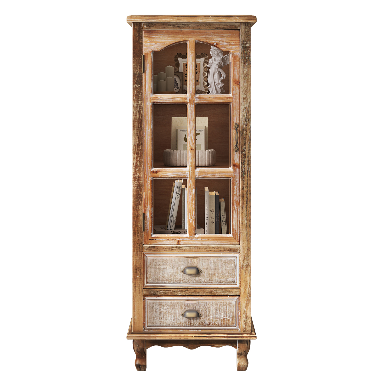 Rustic Wooden Storage Cabinet