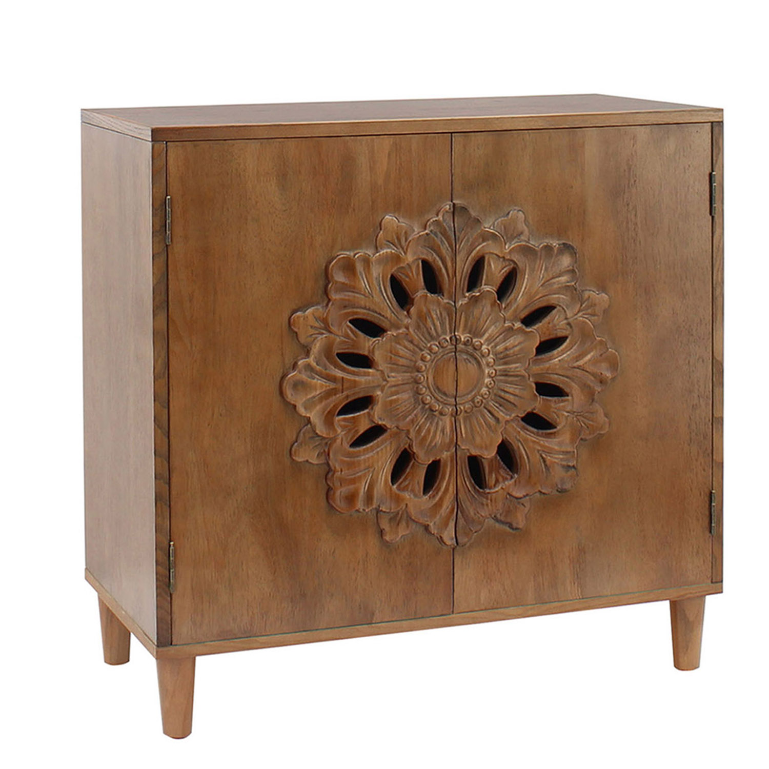 Wooden 2-Door Storage Cabinet