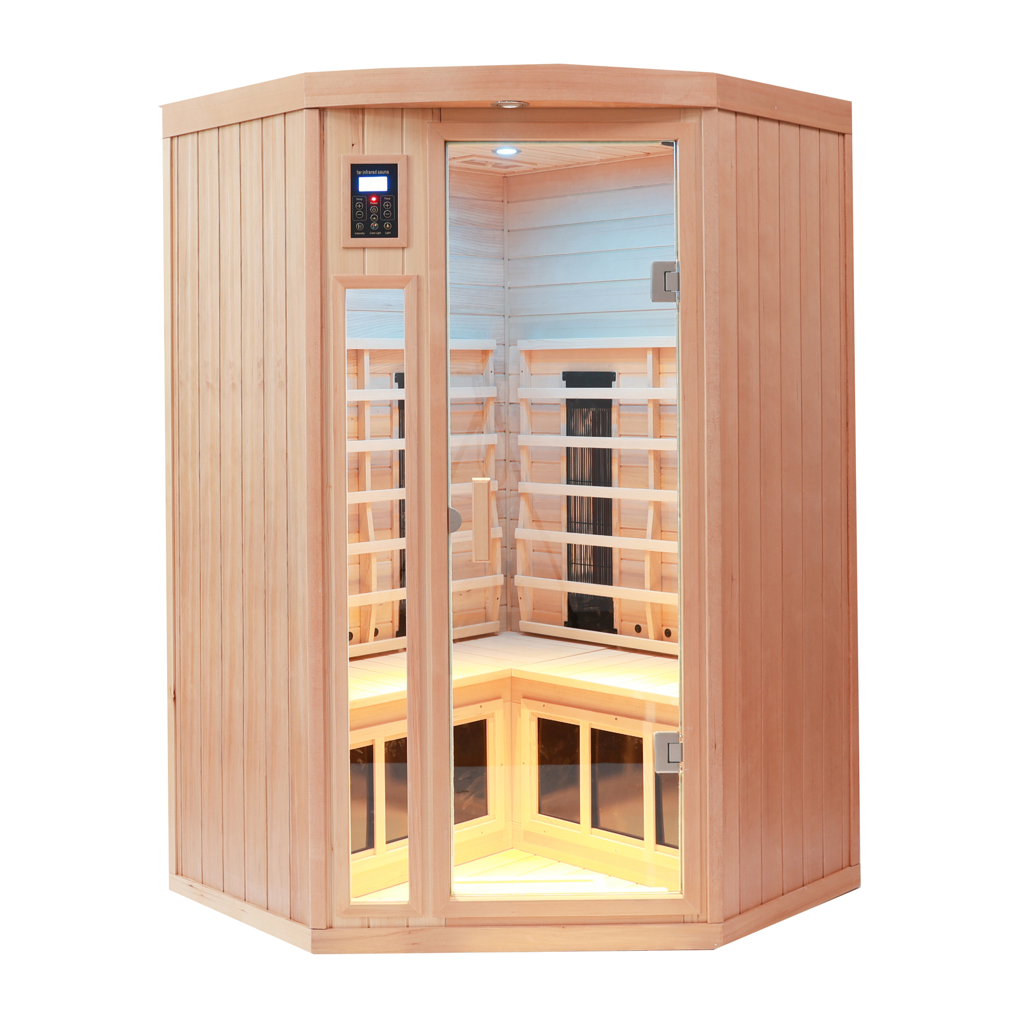 Hemlock Pentagonal Indoor Far Infrared Sauna Room