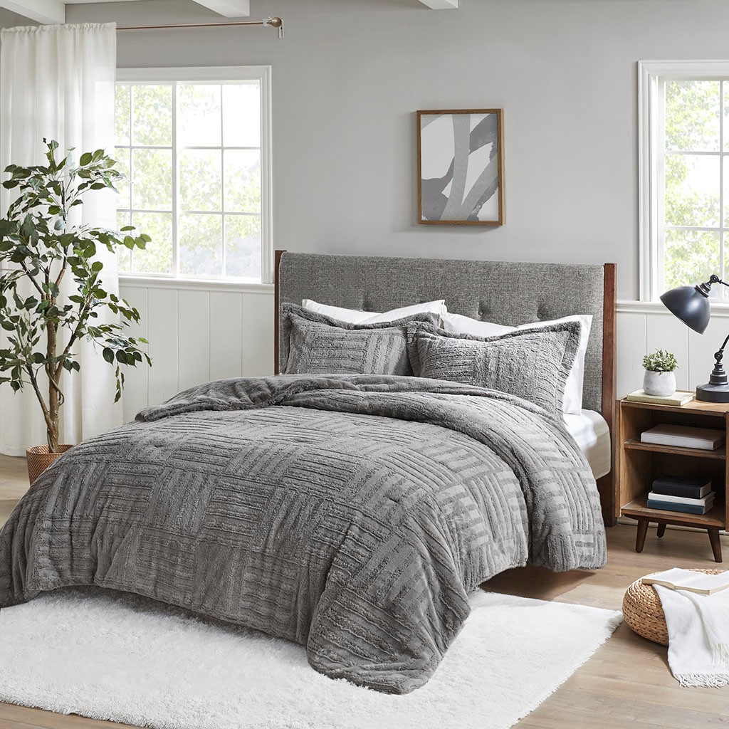 Full Queen Fur Down Comforter Mini Set_voghion.com