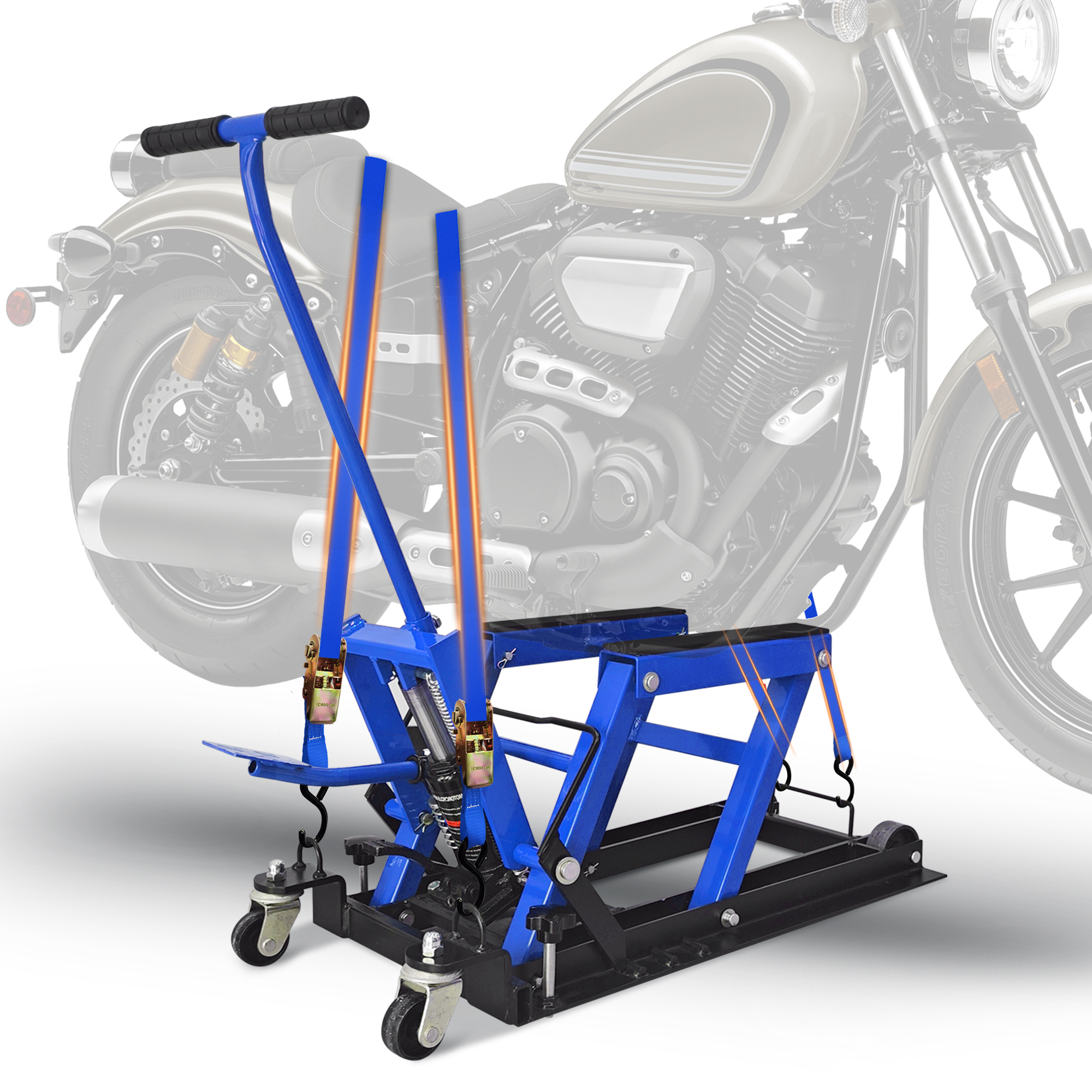 Hydraulic Motorcycle Lift Jack, 1500 LBS Capacity, ATV Scissor Lift Jack... 4