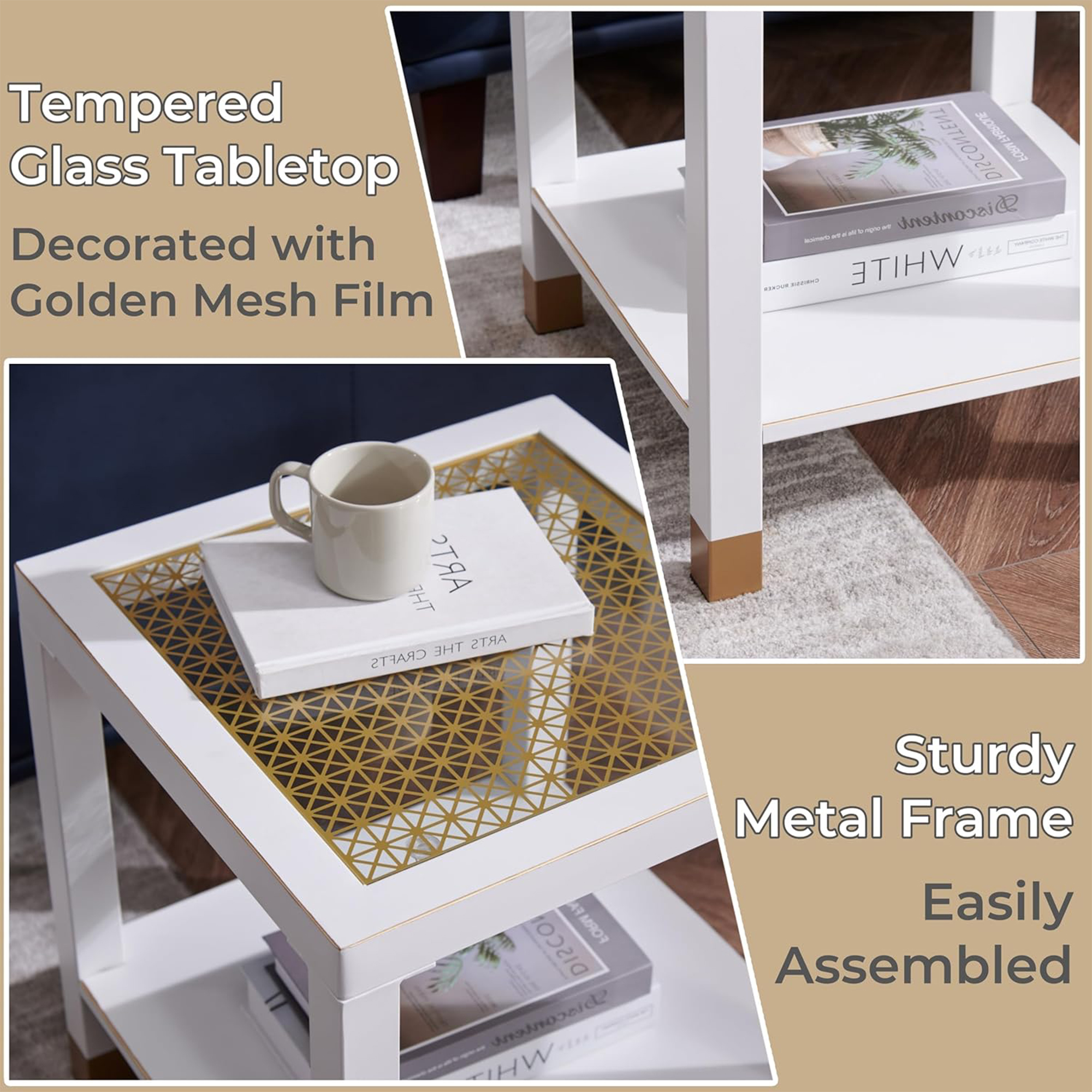 Glass End Table, picture 4 of 4