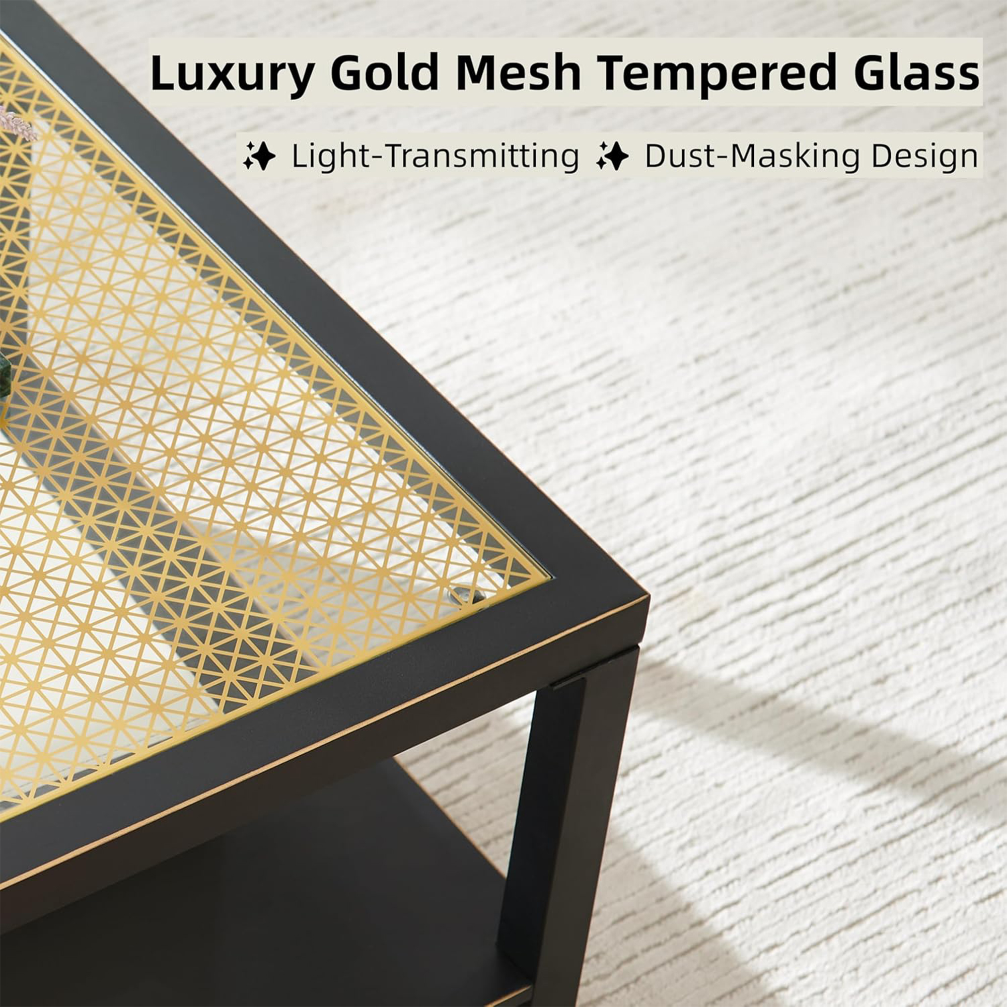 Square Glass Coffee Table, picture 4 of 4