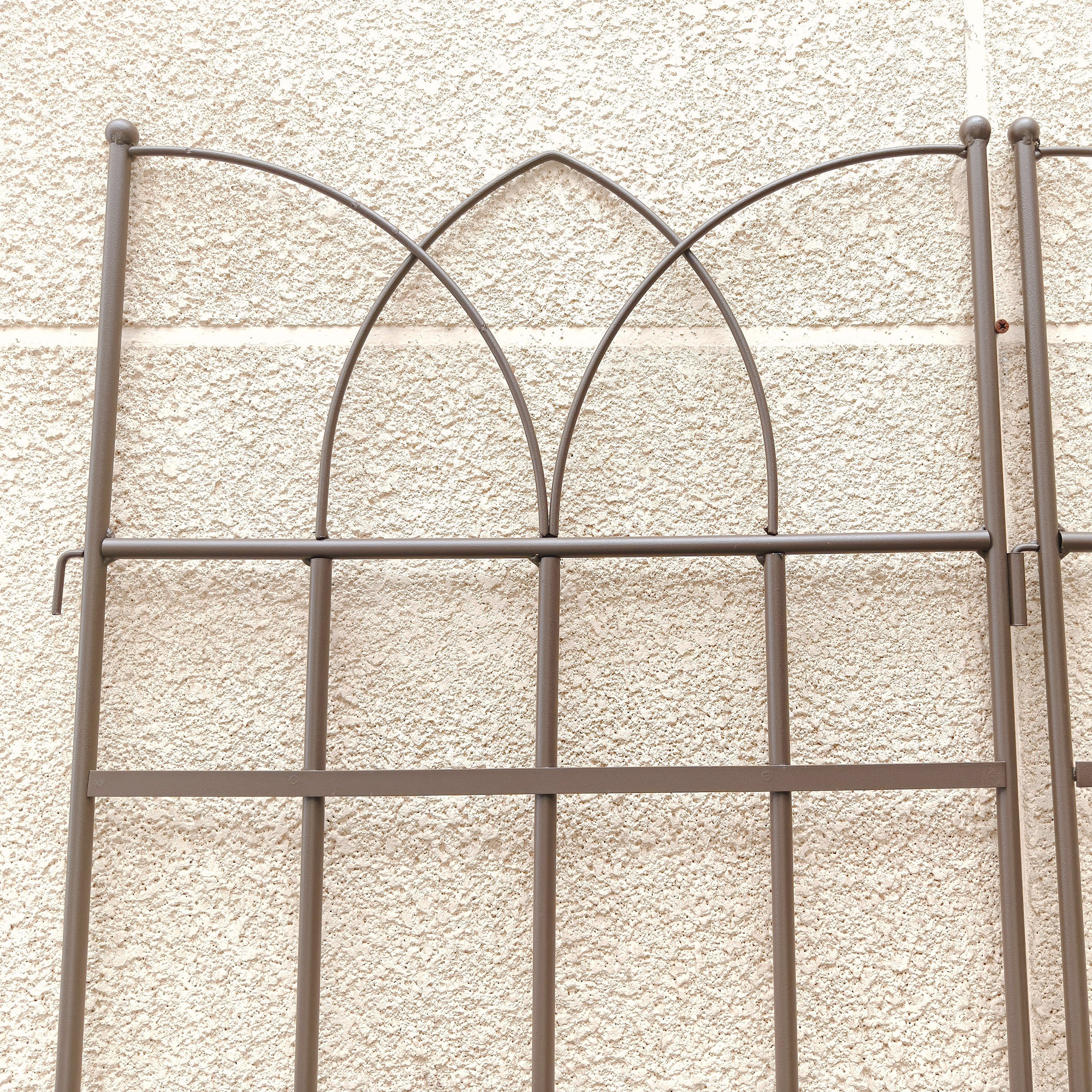 4 Pack Metal Garden Trellis 71  X 17.7  Rustproof Trellis For Climbing Plants Outdoor Flower Support Brown