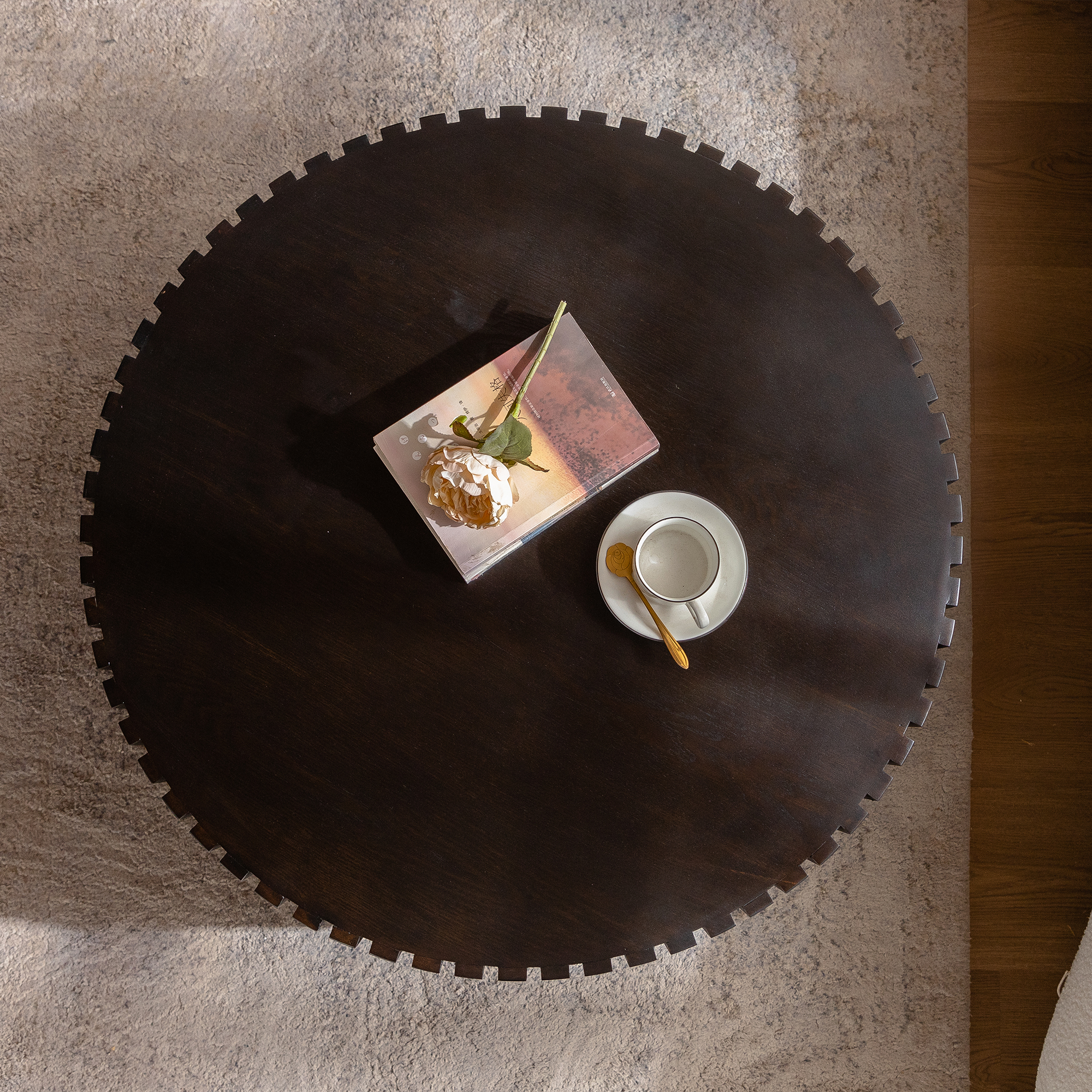 Round Pedestal Coffee Table, picture 3 of 5
