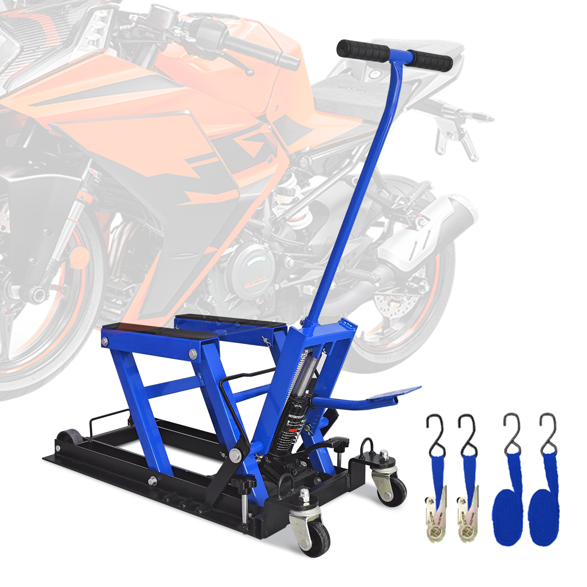 Hydraulic Motorcycle Lift Jack, 1500 LBS Capacity, ATV Scissor Lift Jack... 5