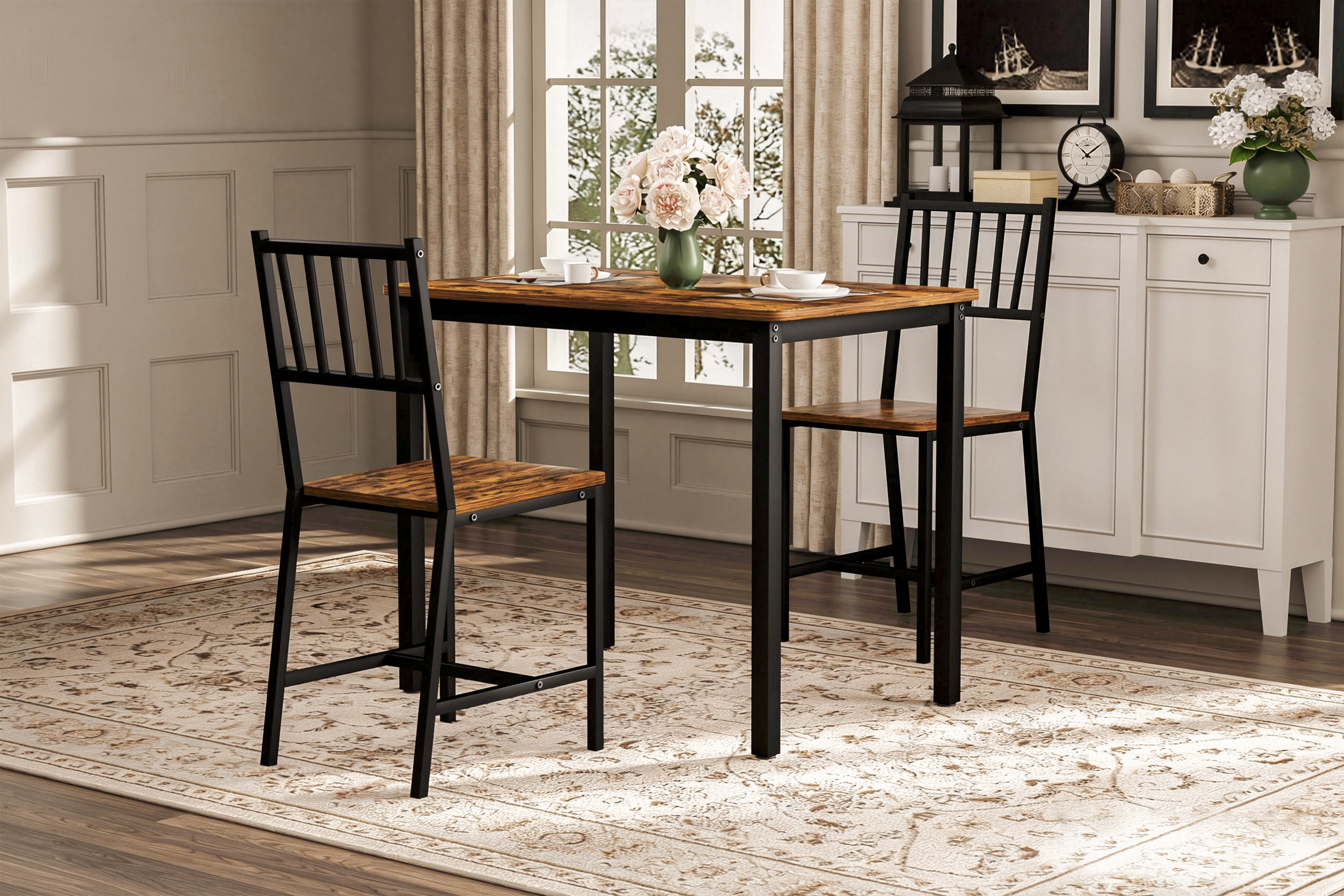 Dining Table Set with 2 Chairs, picture 4 of 4