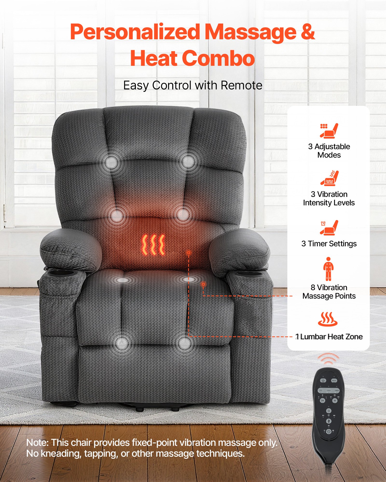 Power Lift Recliner Chair — Dual Motor — photo 3