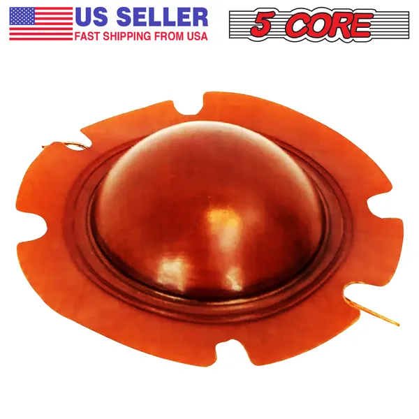 5 Core Replacement Diaphragm 50Pc Titanium Universal 2" Phenolic Compression Driver Horn Voice Coil - DP1 50PCS