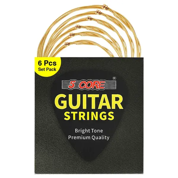 5 Core Acoustic Guitar 6 String Set