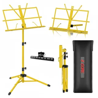 5 Core Music Stand Adjustable 57" Desktop Book Stands Sheet Holder All Metal Portable Bookstand