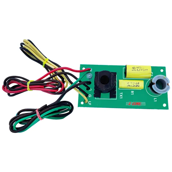 5 Core Professional 2 Way Passive Crossover Network High Power & Low Resistance Air Core Coils Premium Quality Metalised Polyester Capacitor PTC For HF Protection- NW 04