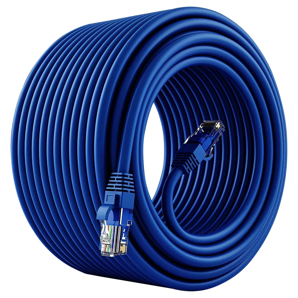 5Core Cat 6 Ethernet Cable 20ft Long Computer Internet Cables WiFi RJ45 Cord 6