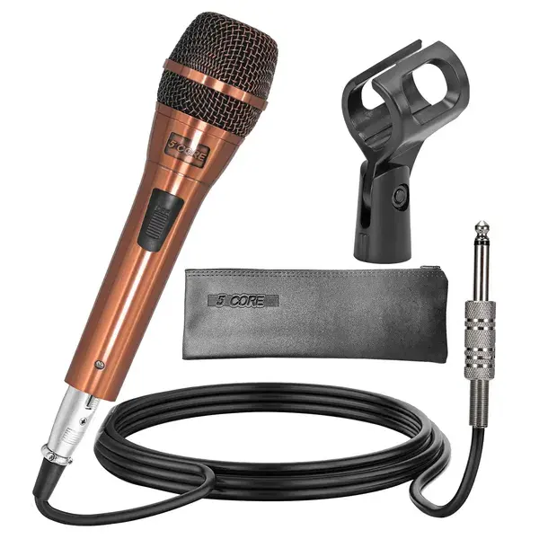 5Core XLR Microphone Dynamic Mic Karaoke Singing