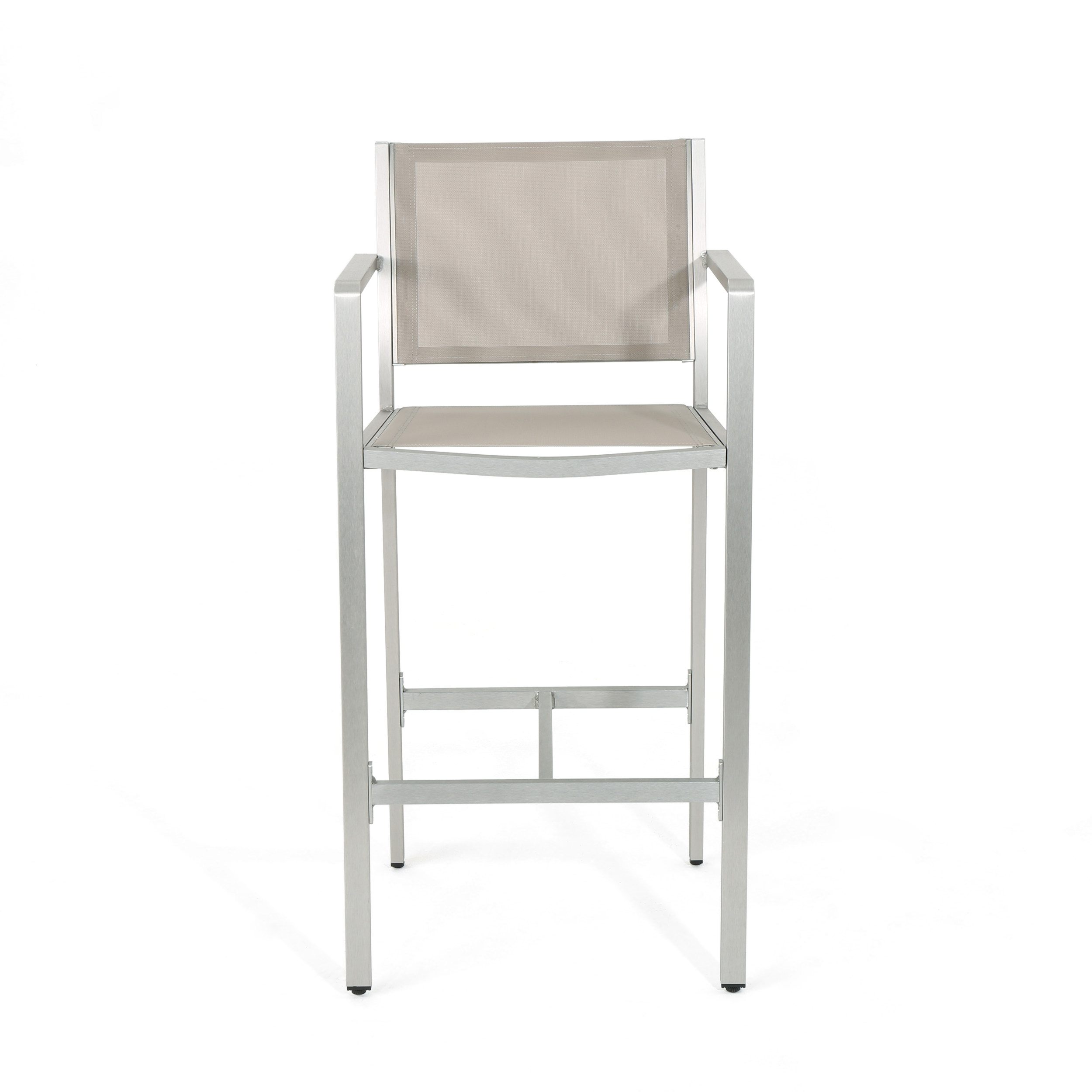 Aluminum Mesh Barstools Set of 2