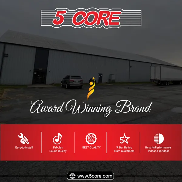 5 Core Professional 2 Way Passive Crossover Network High Power & Low Resistance Air Core Coils Premium Quality Metalised Polyester Capacitor PTC For HF Protection- NW 04