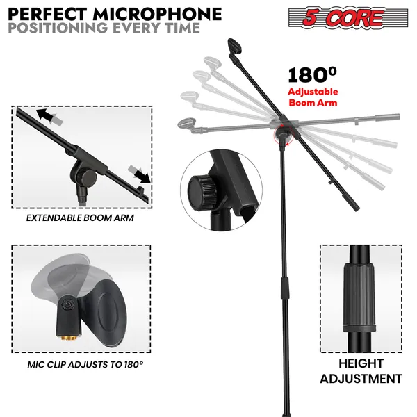 Mikrofonstativ med tripod - Miniatyr 3