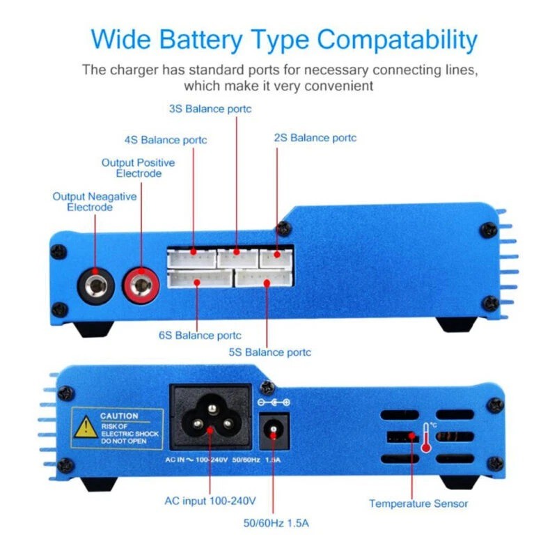 Support Pan European--IMAX B6AC LCD Screen Digital RC Lipo NiMh Balance Charger Charger