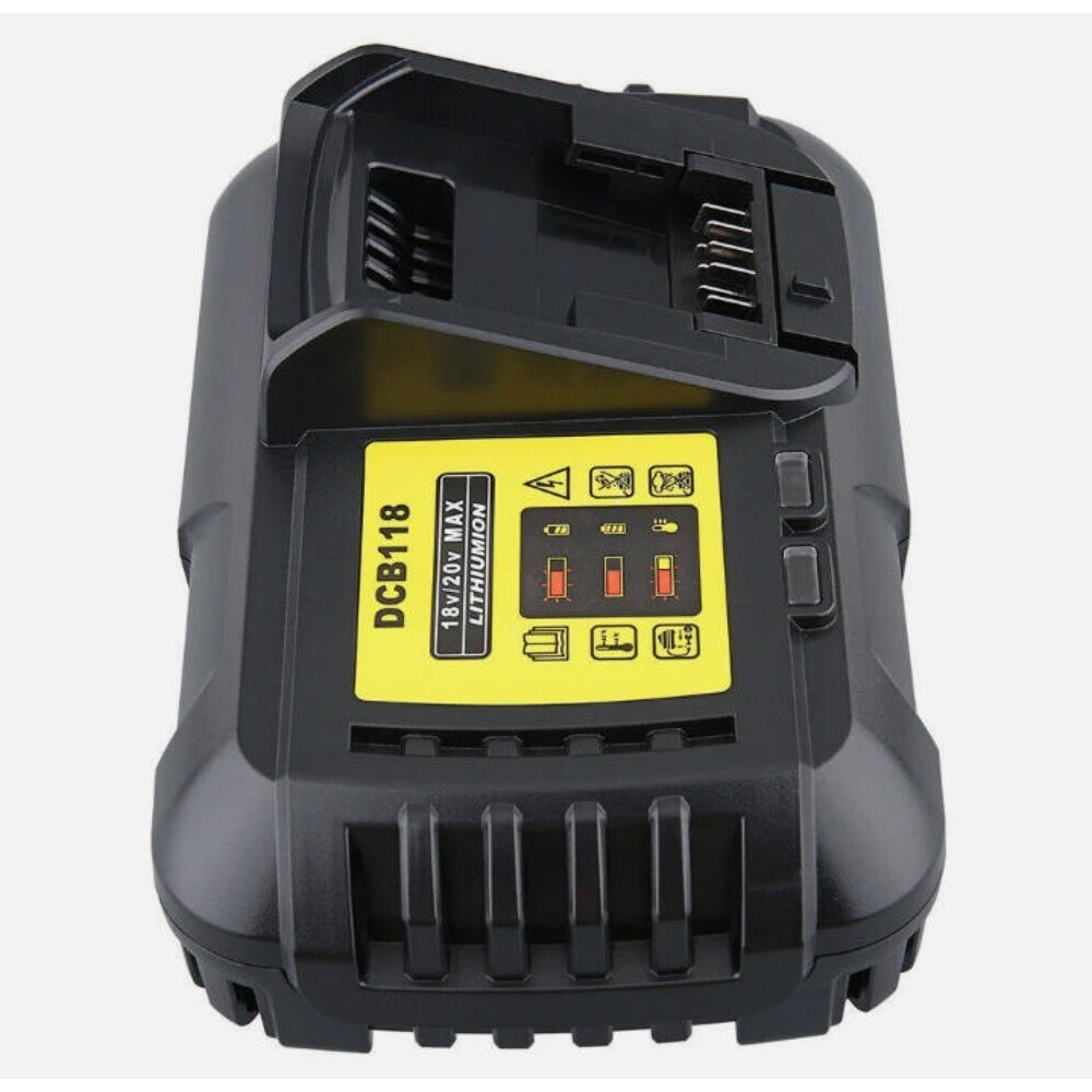 Support Pan European：For DeWalt DCB118 10.8V 14.4V 18V 20V Li-Ion DCB183 DCB182 Battery Fast Charger