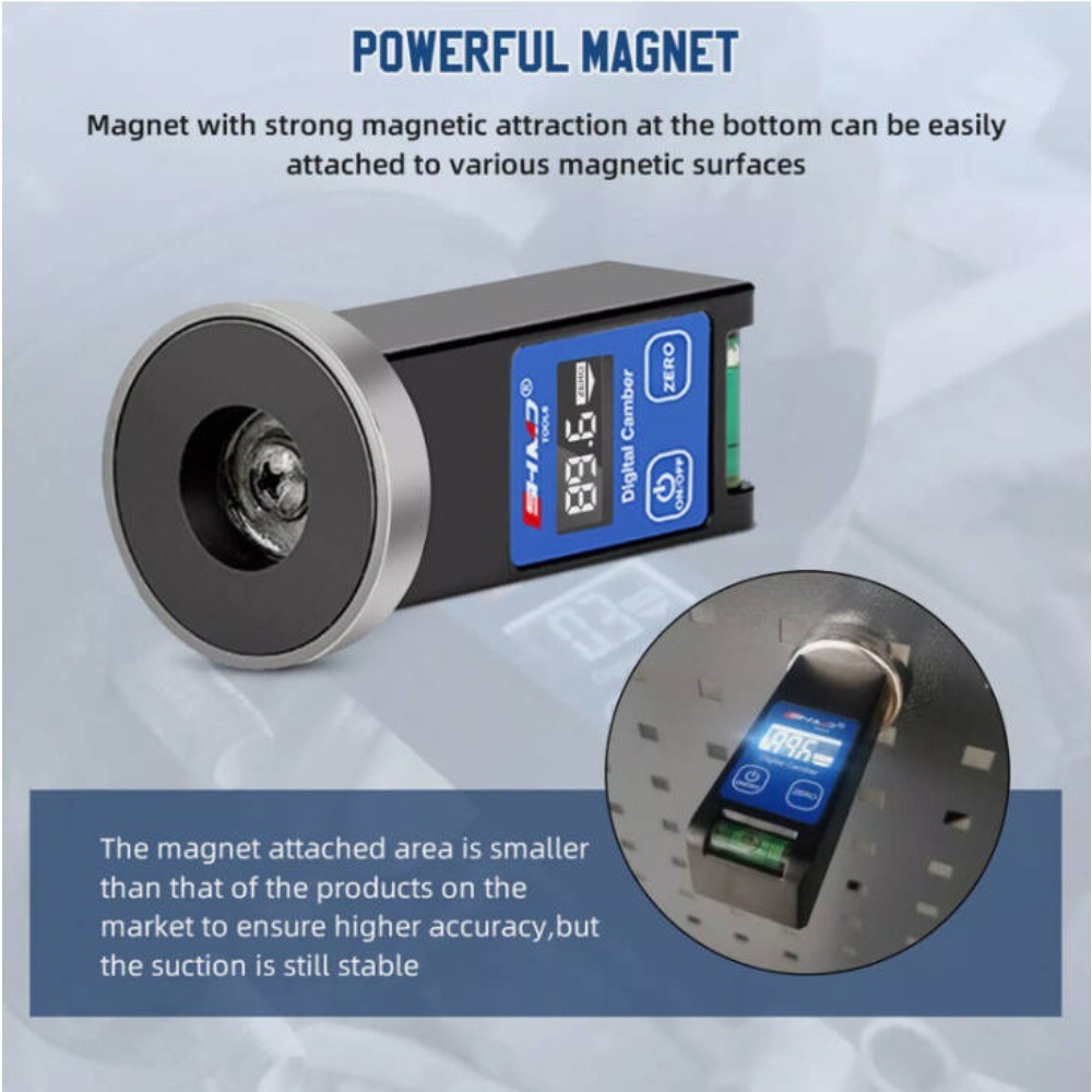 Support Pan European-Magnetic Axle Measurement Device LCD Adjustable Wheel Alignment For Car Truck