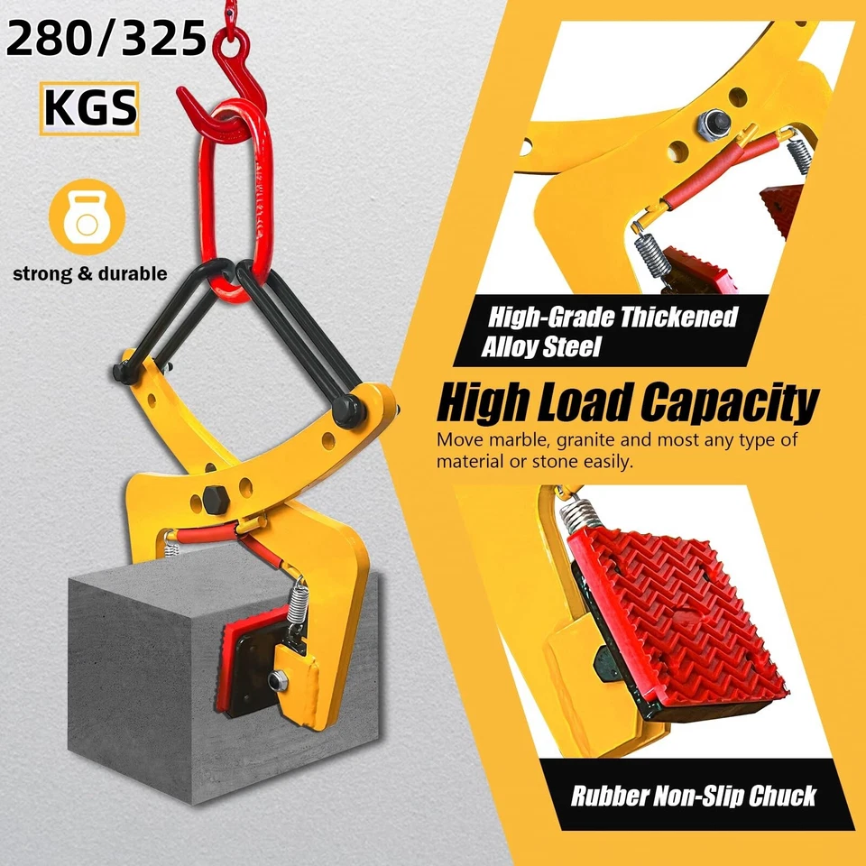 Support Pan European：Curb Tong 325kg Lifting Tong Moving Tong Curb Carrier Stone Tong DE