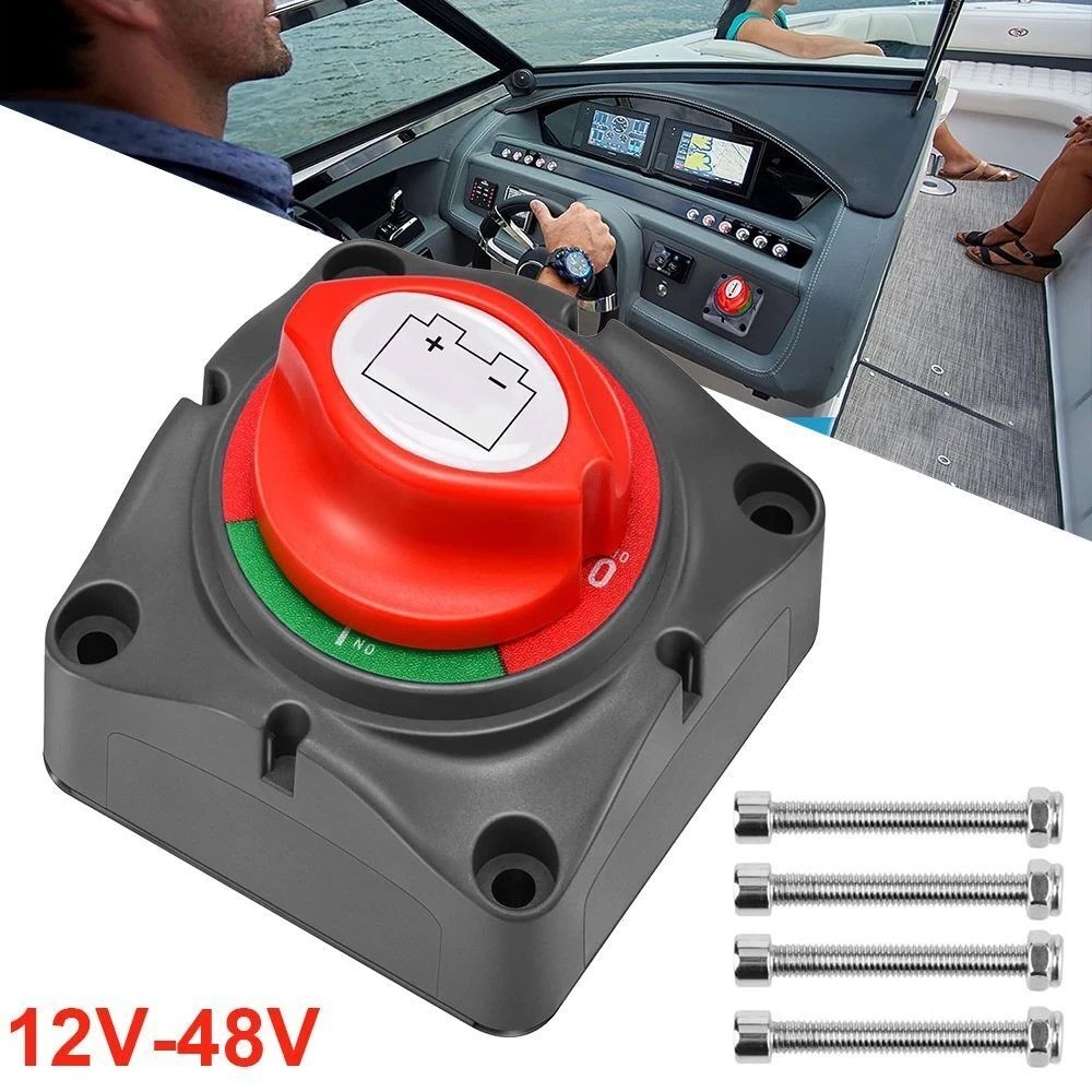 Support Pan European：Car Battery 300A Disconnect Switch Main Switch Power Switch 12V48V Boat Car Truck