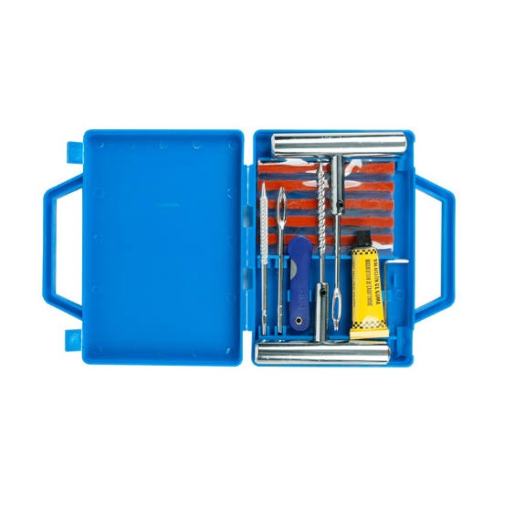 Support Pan European：TIRE REPAIR SET 58 PCS MOTORCYCLE/CAR TIRE PATCH KIT EMERGENCY TOOL SET