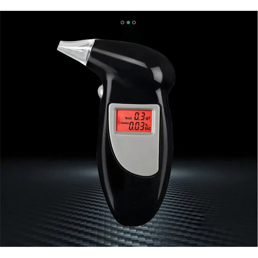 Support Pan European：Alcohol Tester Police-Accurate Alcohol Measuring Device Breathalyzer 5 Mouthpieces