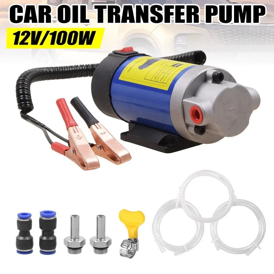 Support Pan European：12V 100W Diesel Pump Suction Pump Oil Suction Pump Oil Pump Oil Change Pump 1-4L/min