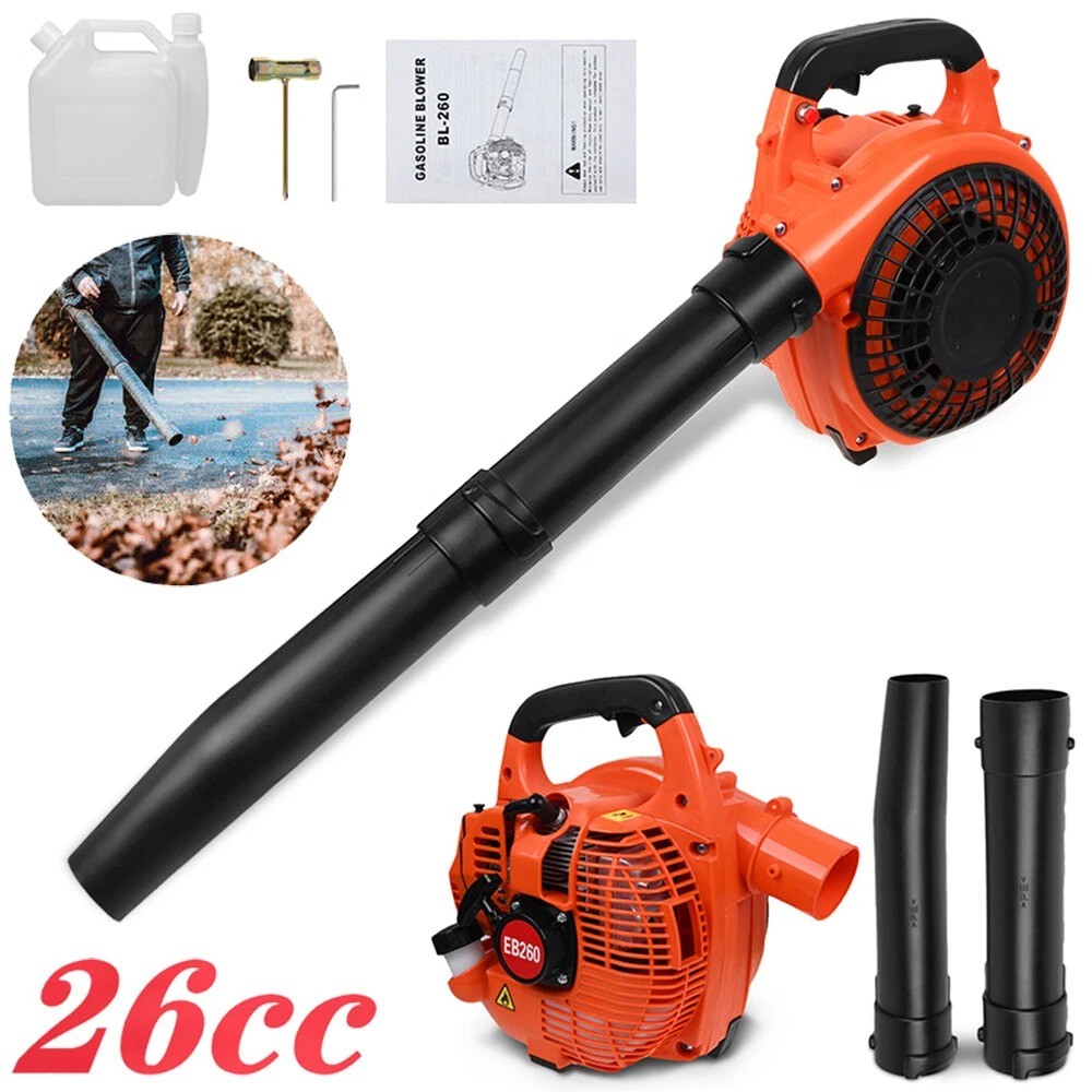 Support Pan European-Gas Blower Leaf Blower Leaf Blower 2-Stroke Handheld 26cc Leaf Vacuum DE