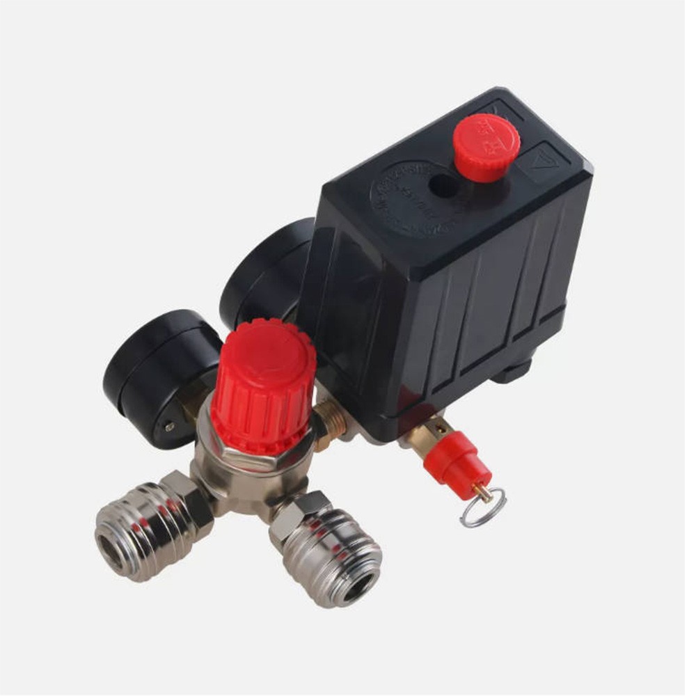 Support Pan European：New 1/4" Pressure Regulator With Pressure Switch For Compressor Switch 230V 20A 8bar IP44