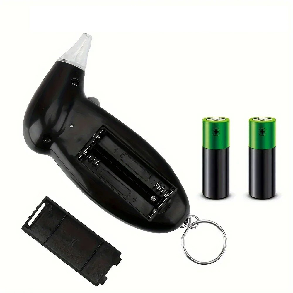 Support Pan European：Alcohol Tester Police-Accurate Alcohol Measuring Device Breathalyzer 5 Mouthpieces