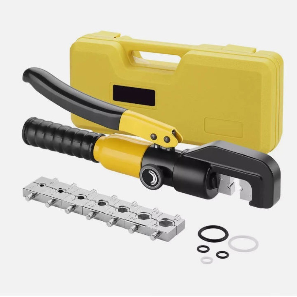 Support Pan European：Hydraulic Crimping Tool 4-70 Mm² Crimping Tool Cable Lugs Crimping Dies 10 Ton DHL