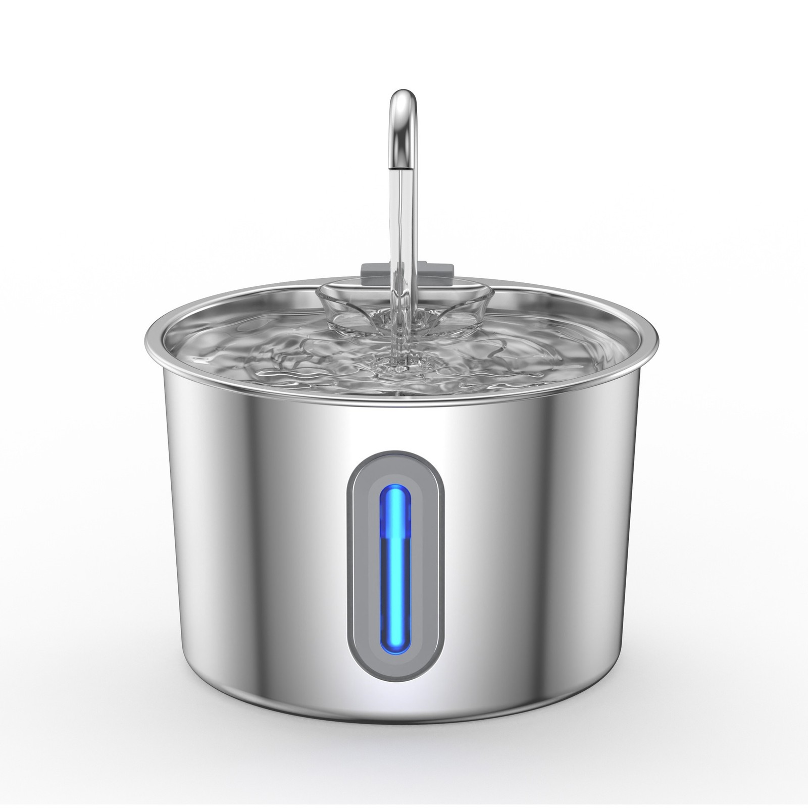 Support Pan European：2.2L Stainless Steel Drinking Fountain Cat Fountain For Cat Quiet Drinking Fountain -DHL